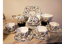 Shelley Queen Anne Cornflower Teaset